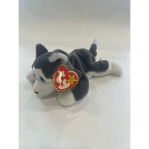 Ty Beanie Baby Nanook 1996 Husky Beanbag Plush Stuffed Toy Collectible
